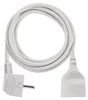 Prodlužovací kabel 2 m / 1 zásuvka / bílý / PVC / 1 mm2 Náhľad obrázku produktu