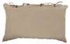 Sofakissen mit 4 Kordel-Schleifen Dekokissen in beige ca. Produktbild-Vorschau 1