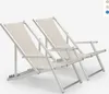 2er Set Strandliegen Liegestühle Sonnenliegen mit Armlehnen Produktbild-Vorschau 6