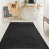Teppich Wohnzimmer Kurzflor Einfarbig für Schlafzimmer Produktbild-Vorschau 3