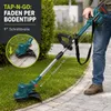 750W Akku Rasentrimmer mit 2× 4000mAh Akku 21V, Produktbild-Vorschau 2