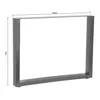 Tischuntergestell 90x72 cm Möbelfüße Grau Tischbeine Produktbild-Vorschau 8