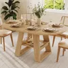 Uitschuifbare eettafel, 110–150 × 110 cm, rond, met Productafbeelding-voorbeeld 2