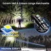 LED Taschenlampe Aufladbar, Extrem Hell Zoombares Produktbild-Vorschau 2