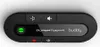 A black SuperTooth Buddy Bluetooth hands-free device for a car's sun visor. Produktbild-Vorschau