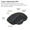 A diagram of a computer mouse with labels pointing to its various parts and features. Voir les images du produit