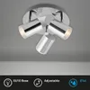 LED Badleuchte Spotleuchte IP44 GU10 IP44 W chrom Produktbild-Vorschau 2