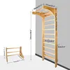 CCLIFE Sprossenwand Turnwand Sprossenwand Kletterwand Produktbild-Vorschau 3