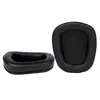 Two black ear pads for headphones are shown against a white background. Produktbild-Vorschau