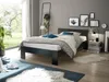 Bett "Cannes" in Schwarz. Abmessungen (BxHxT) 125x71x204 cm Produktbild-Vorschau 1