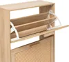 Schmaler hoher Schuhschrank CANE, Wiener Geflecht, 60 x 24 Produktbild-Vorschau 6