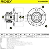 RIDEX Radlagersatz Vorne für VW POLO (9N) 72mm 654W0040 Produktbild-Vorschau 5