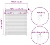 vidaXL Plissee Faltrollo Rollo Plisseerollo 110x150cm Weiß Produktbild-Vorschau 8