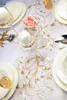 Runner da tavola in organza 9m x 36cm a motivi floreali, Anteprima dell’immagine prodotto 5