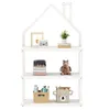 Kinderzimmer Regal LENISE in Hausform weiß - Kinderregal, Produktbild-Vorschau 3