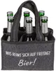 Flaschentasche Bierträger Flaschenträger Transportkorb aus Produktbild-Vorschau 1