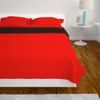 Couvre-lit matelassé réversible rouge et noir 170x210 cm Voir les images du produit 3