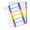 LEITZ Kunststoff Register WOW Zahlen A4 Überbreite 1-6 Produktbild-Vorschau 2