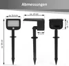 LED Solar Strahler Fluter Sicherheitsleuchte mit Funk Produktbild-Vorschau 2