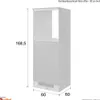 Demi Geräteumbauschrank Küche - 60 cm breit - Weiß Sonoma Produktbild-Vorschau 4