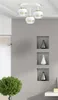 Lampa Wisząca Sufitowa Żyrandol Biała Szklane Kule White Podgląd zdjęcia produktu 6