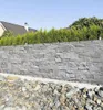 Zaunbanner Steinwand hellgrau Sichtschutz Garten Zaun Produktbild-Vorschau 1