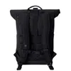 The back view of a black backpack. Anteprima dell’immagine prodotto