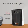 The back of a router is shown with labels pointing to its ports. A phone is visible on the left. Anteprima dell’immagine prodotto