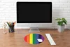 MuchoWow® Mauspad Mousepad Regenbogen - Muster - Stolz Produktbild-Vorschau 4