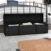 vidaXL Aufbewahrungstruhe Massivholz Vintage-Stil 120x30x40 Produktbild-Vorschau 2