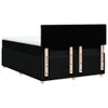 Boxspringbett mit Matratze Schwarz 140x190 cm Stoff Produktbild-Vorschau 6