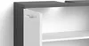 A close-up view of an open cabinet door with interior lighting. Produktbild-Vorschau