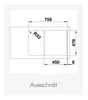 BLANCO Lantos 45 S-IF Compact, Schrankwaschbecken, Produktbild-Vorschau 19
