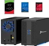 HDD SSD-Gehäuse 2x 3.5" SATA III USB 3.2 HDD-Gehäuse bis zu Produktbild-Vorschau 1