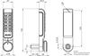 ASSA ABLOY Elektronisches Schrankschloss ML53PA Produktbild-Vorschau 3