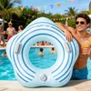 Schwimmring Erwachsene 85cm PVC Doppelgriffe kippsicher Produktbild-Vorschau 5