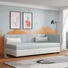 Jednolůžková postel 100x195 NAYLA PLUS 1 - modro šedá / Náhled obrázku produktu 1
