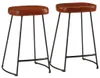 vidaXL Barhocker 2 Stk. Dunkelbraun 41x29x62 cm Produktbild-Vorschau 8