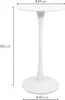 Milton & Oldbrook Bartisch Ø 60 cm Prague Weiß Produktbild-Vorschau 4
