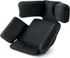 A black car seat adapter base is shown against a white background. Produktbild-Vorschau