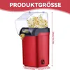 Popcornmaschinen, 1200w Mini Popcornmaschine, Heißluft Produktbild-Vorschau 2