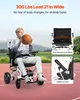 VEVOR Rollstuhl Elektrisch Faltbar, 136 kg, medizinischer Produktbild-Vorschau 6