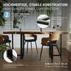ML-Design sada 2 rámov na stôl Š60xV72 cm v tvare T, kov, Náhľad obrázku produktu 2