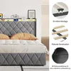 Polsterbett 160x200 cm mit Bettkasten, RGB-LED, USB-C, Produktbild-Vorschau 8