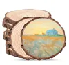 16 Stück Holzscheiben 25-28 cm Durchmesser, Runde Produktbild-Vorschau 1