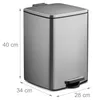 Relaxdays Mülleimer Küche, 20 Liter, entnehmbarer Produktbild-Vorschau 6