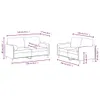 The Living Store 2-tlg. Sofagarnitur mit Kissen Schwarz Produktbild-Vorschau 8
