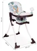 Seggiolone pieghevole per bambini + giocattoli ECOTOYS Anteprima dell’immagine prodotto 7