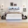 Letto contenitore INONEFT, 140x200 cm, letto con spazio Anteprima dell’immagine prodotto 10