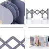 Buchstütze Buchstopper aus Metall, robust, einziehbar, für Produktbild-Vorschau 6